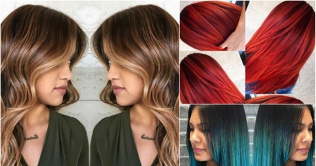 Fryzury i kolory włosów 2018