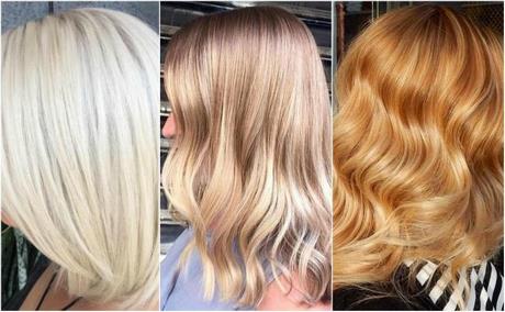 Kolory włosów blond 2019