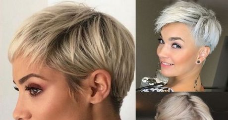 Krótkie fryzury 2019 blond