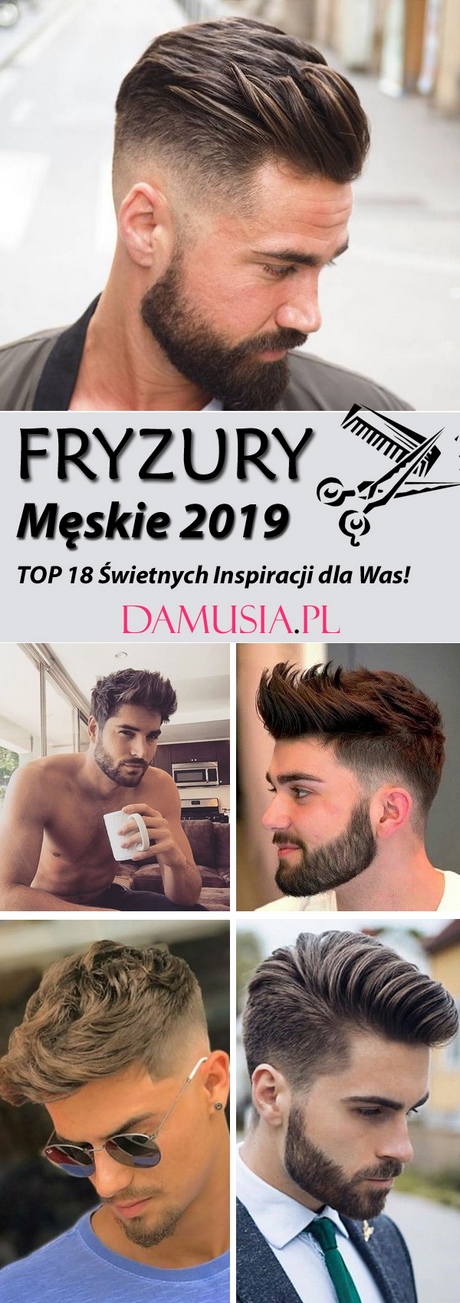 Mode fryzury meskie 2019