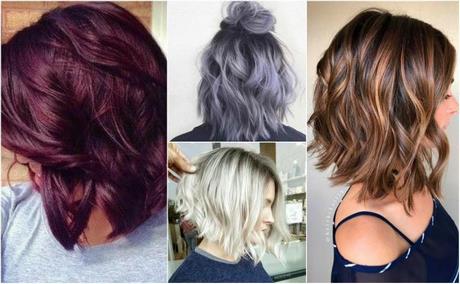 Modne farbowanie krótkich włosów 2019