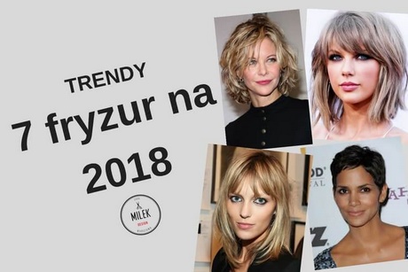 Fryzury 2018 do ramion