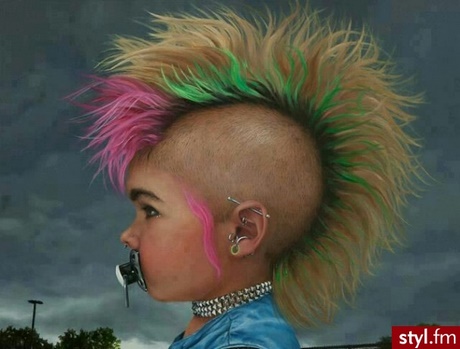 Fryzura punk