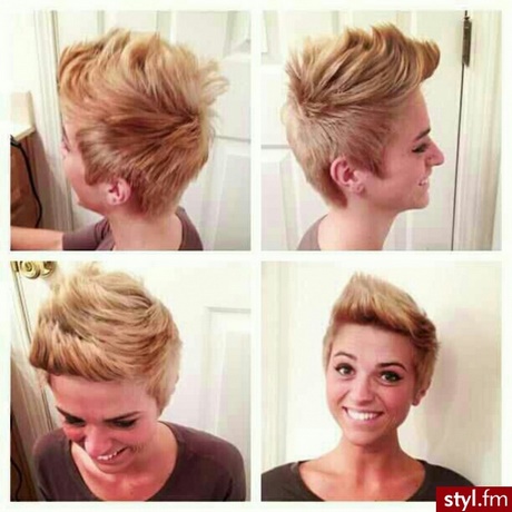 Zdjęcia fryzur damskich krótkich