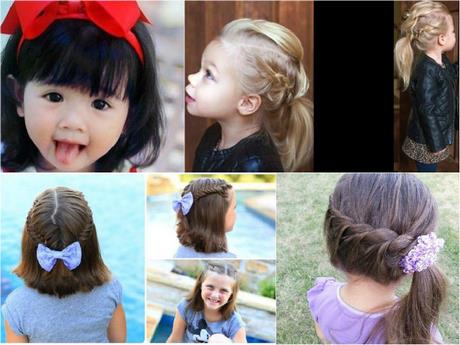 Krótkie fryzury dla małej dziewczynki
