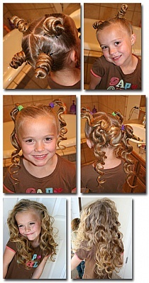 Proste fryzury dla małych dziewczynek