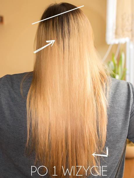 Długie rzadkie włosy