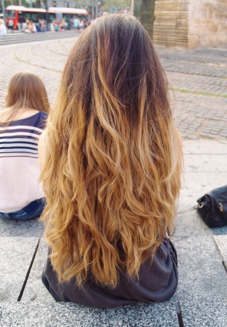 Ładne długie włosy