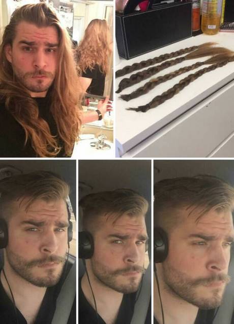 Zapuszczanie włosów mężczyzna
