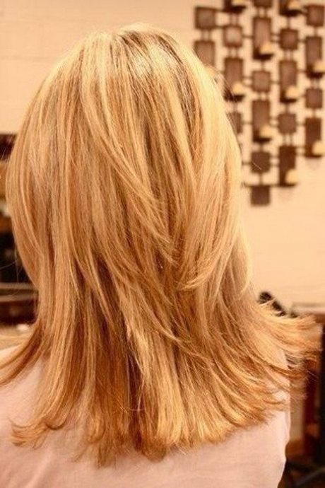 Cieniowane fryzury włosy długie