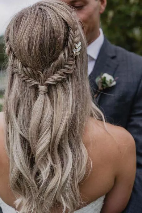 Fryzury na wesele 2024 długie włosy