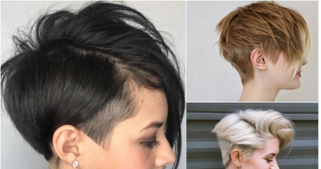 Krótkie fryzury damskie z grzywką 2019