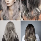 Modne siwe włosy