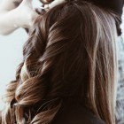 Długie włosy cieniowane tył